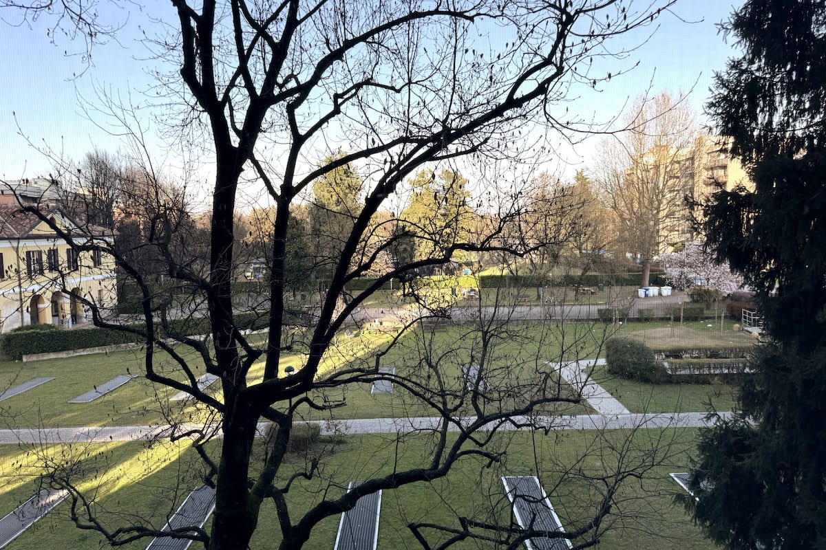 Terrazzo e vista sul verde di Dimora Cabiria